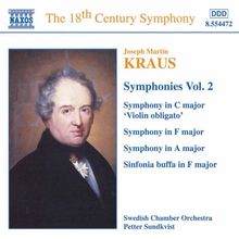 Josef Martin Kraus (1756-1792): Symphonien C-Dur,F-Dur,A-Dur, CD