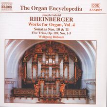 Joseph Rheinberger (1839-1901): Sämtliche Orgelwerke Vol.4, CD