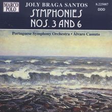Joly Braga Santos (1924-1988): Symphonien Nr.3 & 6, CD