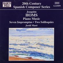 Joaquim Homs (1906-2003): Klavierwerke Vol.1, CD