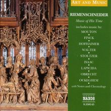 Tilman Riemenschneider - Music of His Time, CD