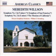 Meredith Willson (1902-1984): Symphonien Nr.1 & 2, CD