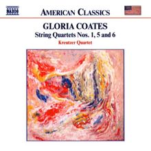 Gloria Coates (geb. 1938): Streichquartette Nr.1,5,6, CD