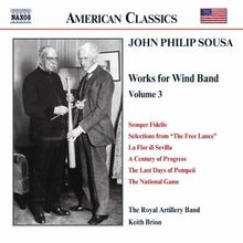 John Philip Sousa (1854-1932): Music for Wind Band Vol.3, CD