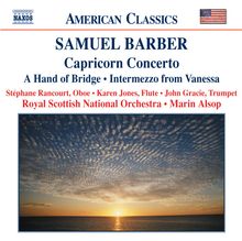 Samuel Barber (1910-1981): Capricorn Concerto für Trompete,Oboe,Flöte & Orchester, CD