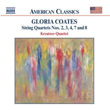 Gloria Coates (geb. 1938): Streichquartette Nr.2-4,7,8, CD