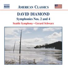 David Diamond (geb. 1915): Symphonien Nr.2 & 4, CD