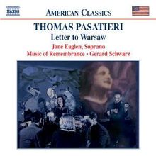 Thomas Pasatieri (geb. 1945): Letter to Warsaw, CD