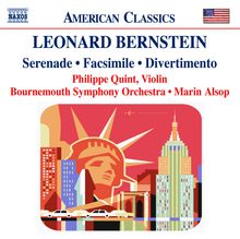Leonard Bernstein (1918-1990): Serenade für Violine,Streicher,Harfe,Schlagzeug, CD