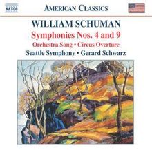 William Schuman (1910-1992): Symphonien Nr.4 & 9, CD
