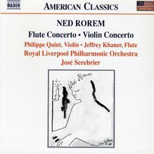 Ned Rorem (geb. 1923): Flötenkonzert, CD