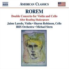 Ned Rorem (geb. 1923): Konzert für Violine, Cello & Orchester, CD