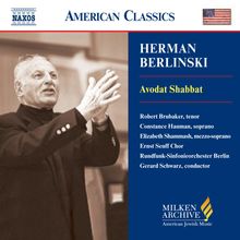 Herman Berlinski (geb. 1910): Avodat Shabbat, CD