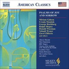 Psalms of Joy And Sorrow, CD