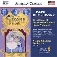 Great Songs of the Yiddish Stage Vol.3, CD
