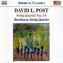 David L. Post (geb. 1949): Streichquartette Nr.2-4, CD