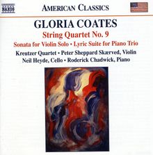 Gloria Coates (geb. 1938): Streichquartett Nr.9, CD