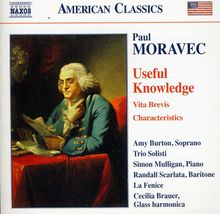 Paul Moravec (geb. 1957): Useful Knowledge - A Franklin Fantasy, CD