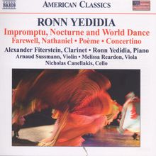 Ronn Yedidia (geb. 1960): Kammermusik für Klarinette & Klavier, CD