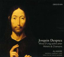 Josquin Desprez (1440-1521): Missa D'ung aultre amer, CD
