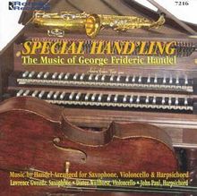 Georg Friedrich Händel (1685-1759): 6 Sonaten arrangiert für Saxophone,Cello & Cembalo, CD