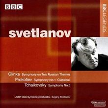 Evgeni Svetlanov dirigiert das USSR State Symphony Orchestra, CD
