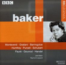 Janet Baker singt Arien & Lieder, CD