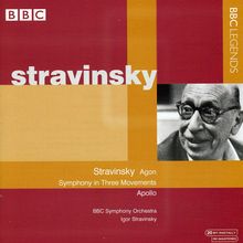 Igor Strawinsky (1882-1971): Agon-Ballett, CD