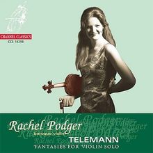 Georg Philipp Telemann (1681-1767): 12 Fantasien für Violine solo, CD