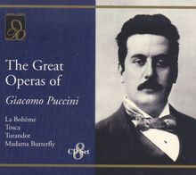 Giacomo Puccini (1858-1924): 4 Operngesamtaufnahmen, 6 CDs