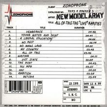 New Model Army: All Of This The Live Rarities, CD