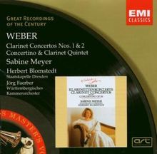 Carl Maria von Weber (1786-1826): Klarinettenkonzerte Nr.1 & 2, CD