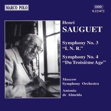 Henri Sauguet (1901-1989): Symphonien Nr.3 & 4, CD