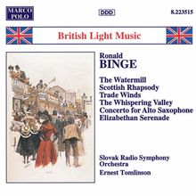 Ronald Binge (1910-1979): Konzert f.Altsaxophon, CD