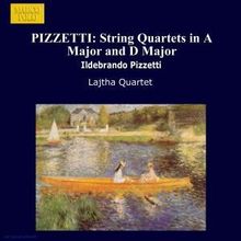 Ildebrando Pizzetti (1880-1968): Streichquartette in A & D, CD