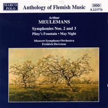 Arthur Meulemans (1884-1966): Symphonien Nr.2 & 3, CD
