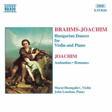 Joseph Joachim (1831-1907): Werke f.Violine & Klavier, CD