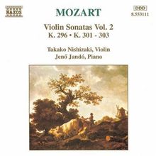 Wolfgang Amadeus Mozart (1756-1791): Sonaten für Violine & Klavier Vol.2, CD