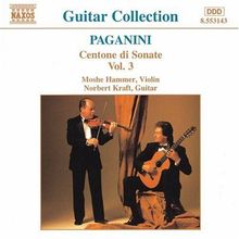 Niccolo Paganini (1782-1840): Centone di Sonate f.Violine & Gitarre Vol.3, CD