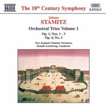 Jan Vaclav bzw. Johann Wenzel Stamitz (1717-1757): Orchestertrios Vol.1, CD