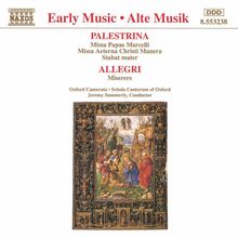Giovanni Perluigi da Palestrina (1525-1594): Missa Aeterna Christi Munera, CD