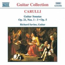 Ferdinando Carulli (1770-1841): Sonaten für Gitarre op.21 Nr.1-3,5, CD