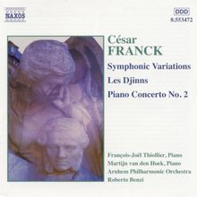 Cesar Franck (1822-1890): Klavierkonzert Nr.2 h-moll op.11, CD