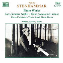 Wilhelm Stenhammar (1871-1927): Klavierwerke, CD