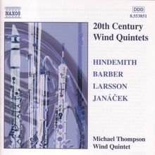 20th Century Wind Quintets, CD
