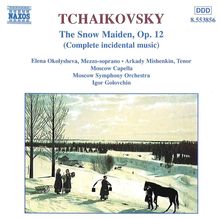 Peter Iljitsch Tschaikowsky (1840-1893): Schneeflöckchen - Bühnenmusik op.12, CD