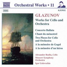 Alexander Glasunow (1865-1936): Werke f.Cello & Orchester, CD