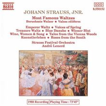 J. Strauss/ Lenard: Most Famous Waltzes, CD