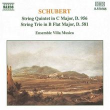  Schubert / Ensemble Vil: String Quintet / String Trio, CD