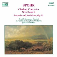 Louis Spohr (1784-1859): Klarinettenkonzerte Nr.2 & 4, CD